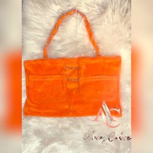 Handmade Orange CropTop w/ strings✨